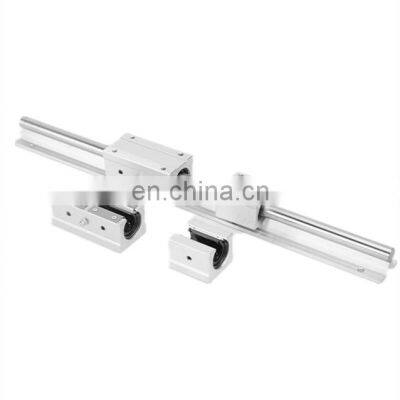 Heavy load 50mm Round Linear Guideway SBR50 With SBR50UU SBR50LUU Linear Block For CNC Machine