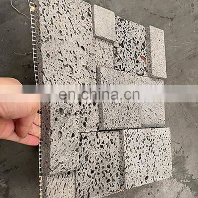Insulated Building Stones Exterior Volconic Basalt Stone Walls Cladding Panels photo-2