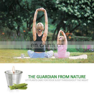 Hot Selling Environmental Protection Soy Wax Citronella Oil Household Iron Bucket Mosquito Repellent Scented Candles 8-piece photo-2