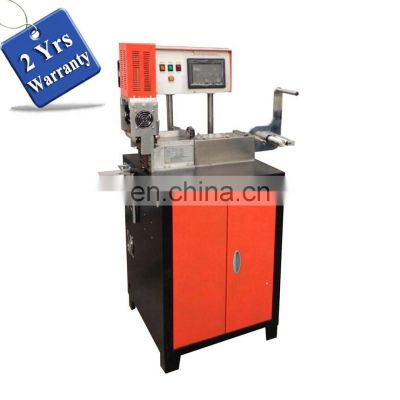 UGS2080 ultrasonic automatic fabric tape cutting machine, digital ultrasound webbing sling ribbon cutter