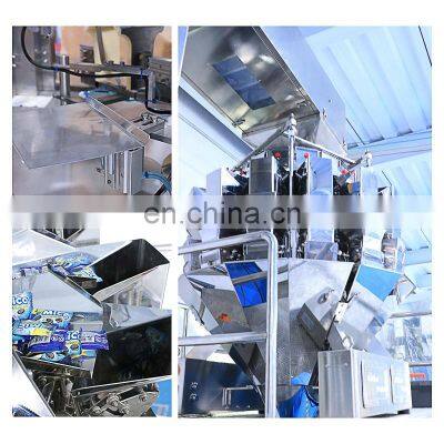 Multi-head Weigher Packaging Oats Biscuit Nuts Food Weighing Microwave Popcorn Pouch Doypack Packing Machine photo-2