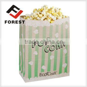 Popcorn paper bags designs and offer popcorn in paper bag