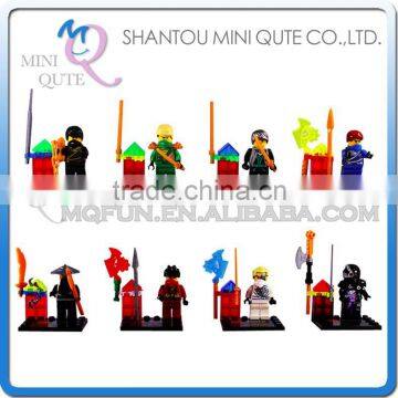 Mini Qute LEBQ 8pcs/set Marvel Avenger Ninja Robot super hero boys building block action figures educational toy NO.1561-1568