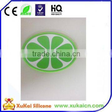 Free exist mold lemon design silicone cup coaster