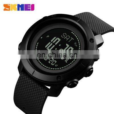 SKMEI 1418 ABS Stainless Steel Case Fast Track Sports Watches Functional Digital Hand Watch Alarm photo-2