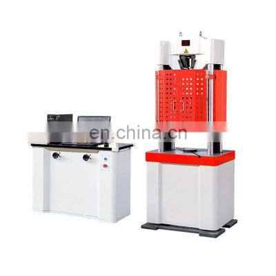 WEW-1000D 1000KN 100 Ton Computer Display Hydraulic Universal Testing Machine From China photo-2