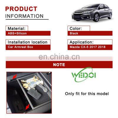 Car Central Armrest Container Holder Tray Storage Box For Mazda CX5 CX-5 CX5 2017- 2020 Car Organizer Accessories Auto Styling photo-4
