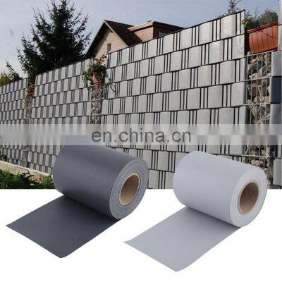 Germany market sichtschutzstreifen zaun pvc garden privacy fence strip vinyl with good price