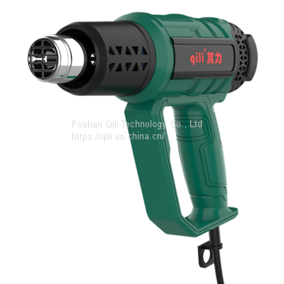 Qr611A Industrial Electric Hot Air Gun Thermoregulator LCD Heat Guns Shrink Wrapping Thermal Heater Nozzle