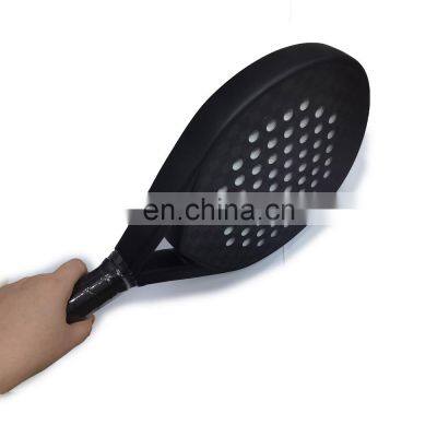 2023 Wholesale  Padel Racket Carbon Fiber 3K 12K 18K Soft EVA Professional Best Quality Carbon Padel Rackets