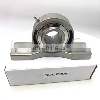 Stainless steel Bearing House SP207 pillow block bearing SUCP207-20 SUCP207-21 SUCP207-22 SUCP207-23 SUCP207