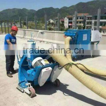 concrete shot blasting machine for highway waterproof treatment