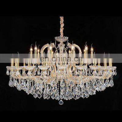 Custom candle chandelier maria theresa k9 crystal chandelier lighting lustre cristal