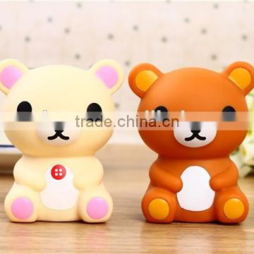 Cute little bear power bank New Cartoon product 2600mah power bank for iPhone