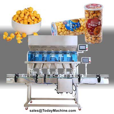 Automatic Granule Soft Jelly Gummy Candy Bottle Filling Machine