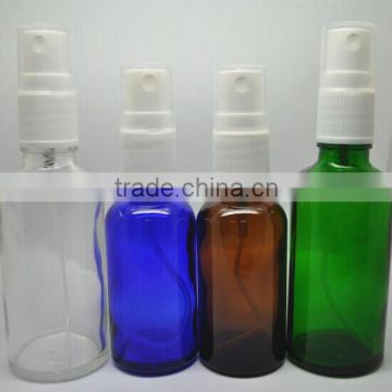 wholesale 5ml to 100ml cosmetic glass bottle with mist sprayer