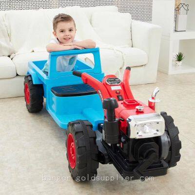 Cheaper Kids Electric Tractor Electric Car Kids for Sale Baby Ride With Remote Control