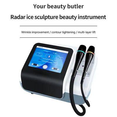 2 in 1 Ice Sculpture Facial Lifting Wrinkles Removal Skin Tightening Device for Salon photo-3