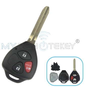 FCC MOZB41TG Remote key 3 button 312Mhz toy43 blade for 2005-2013 Toyota Scion PN 89070-52850 89070-21120