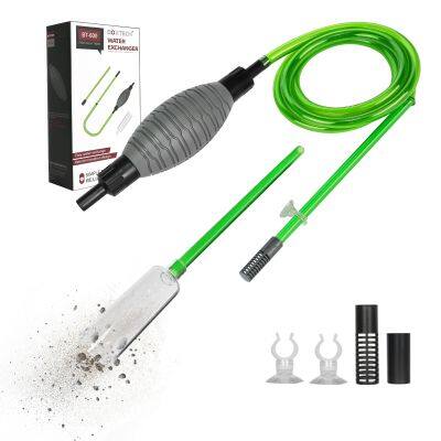 boxtech Fish Tank Water Changer Vacuum Siphon Kit, 3 in 1 Aquarium Siphon Gravel Cleaner Pump Sand Cleaner Kit for Drain and Replace Water