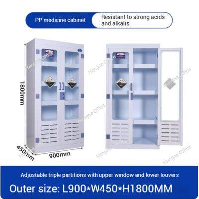Ventilated PP Chemical Safety Cabinet With Adjustable Shelves for Lab Chemicals,Educational Institutions & Research Facilities photo-3