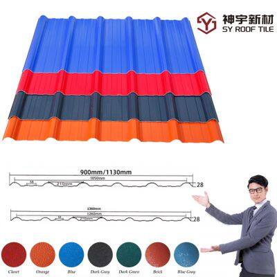 Антисептические кровельные листы из UPVC из Китая 1070 мм. Гнутые кровельные плиты ASA PVC 1130 мм. Пластиковые кровельные листы