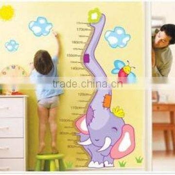 removable kids height growth chart vinyl wall sticker