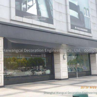 Supply Fixed French Canopies and Retractable Awnings for Nanshan Hugo Villa in Shanghai