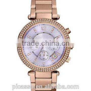 Gold Tone Stainless Steel Watch M6169