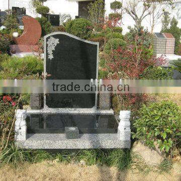 high quality black tombstone gravestone