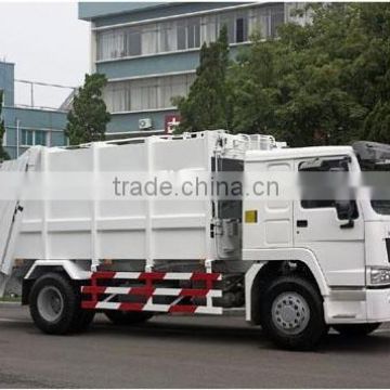 High Quality Howo Compacted Garbage Truck With Big Capacity For Sale