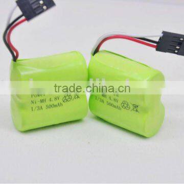 4.8v 600mah ni-mh aaa battery pack nimh battery pack/nimh rechargeable battery