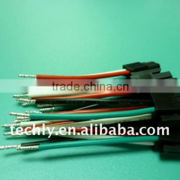 MOlex MiniFit 4 PIn Black Connector with UL 1007 20AWG 80C 300V of Wire Harness