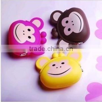 Wholesale rubber squeeze coin purse