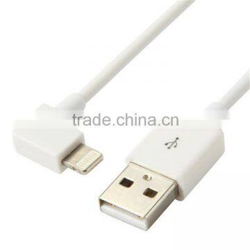 90 Degree MFI 8 Pin Male Data Multi Charge USB Cable photo-3