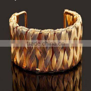 Wholesale Fashion Punk Rock Wide Silver Gold Plated Bangle Cuff Bracelet Punk Bangle christmas gifts colar feminino cc jewelry