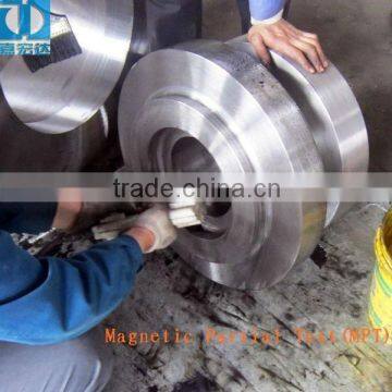 ANSI carbon steel open die forgings with magnetic partial testing