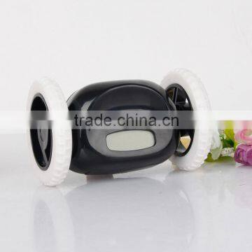 2016 Creative Lovely design Running Digital Alarm Clcok with black color