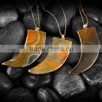 Top Sale Long Chains Necklace / Popular Long Chains Amber Necklace photo-4
