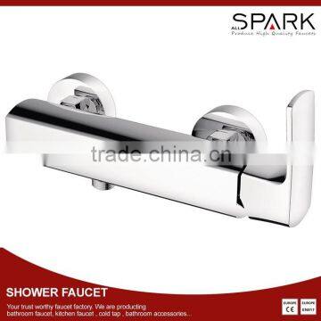 Waterfall series single hole chromed brass bathroom faucets