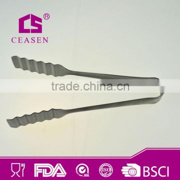 Stainless steel bbq tong/ice tong