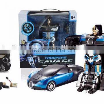 Hot Selling 2.4G rc Car Changing Robot Toy photo-5