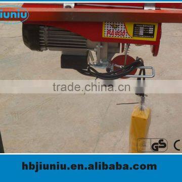 mini electric wire hoist electric cable hoist with trolley