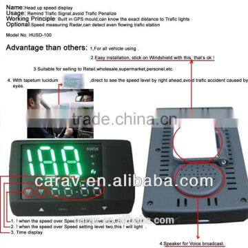 GPS System HUD 3.5'' for Car Head up Display Overspeed Warning photo-5