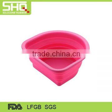 Non-stick silicone vegetable basin