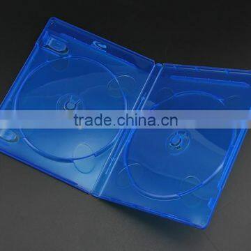 11mm double DVD case for machine packing(blue)