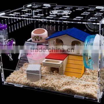 Fancy Acrylic Hamster Cage Cute Hamster House and Box Acrylic Pets Box and Carriers Quality Choice photo-2