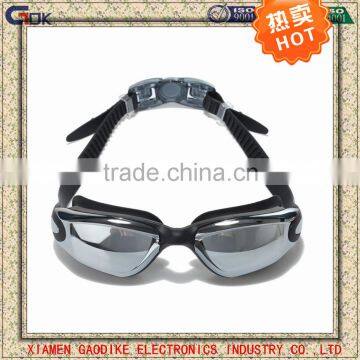 Long sail custom mirrored myopia swimming goggles