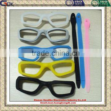 Factory custom Make Silicone Swimming Glasses Goggles Frame