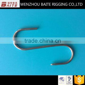 Black Metal Spray-paint S Hook, Metal S Hook (80mm Long) in Rigging Hardware China Factory photo-4